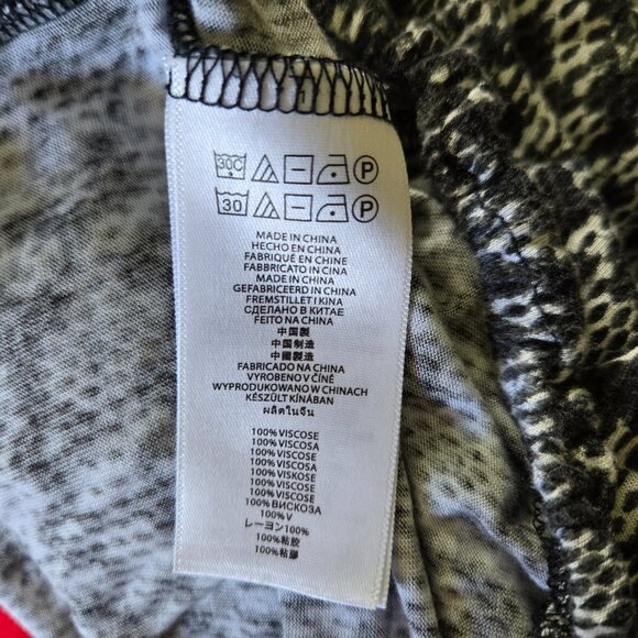 MICHAEL KORS Dark Gray & White Geometric 3/4 Sleeve Top 3X - Picture 4 of 4